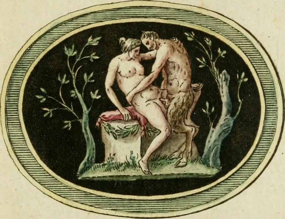 An illustration from Veneres uti observantur in gemmis antiquis, 1771, leaf 98