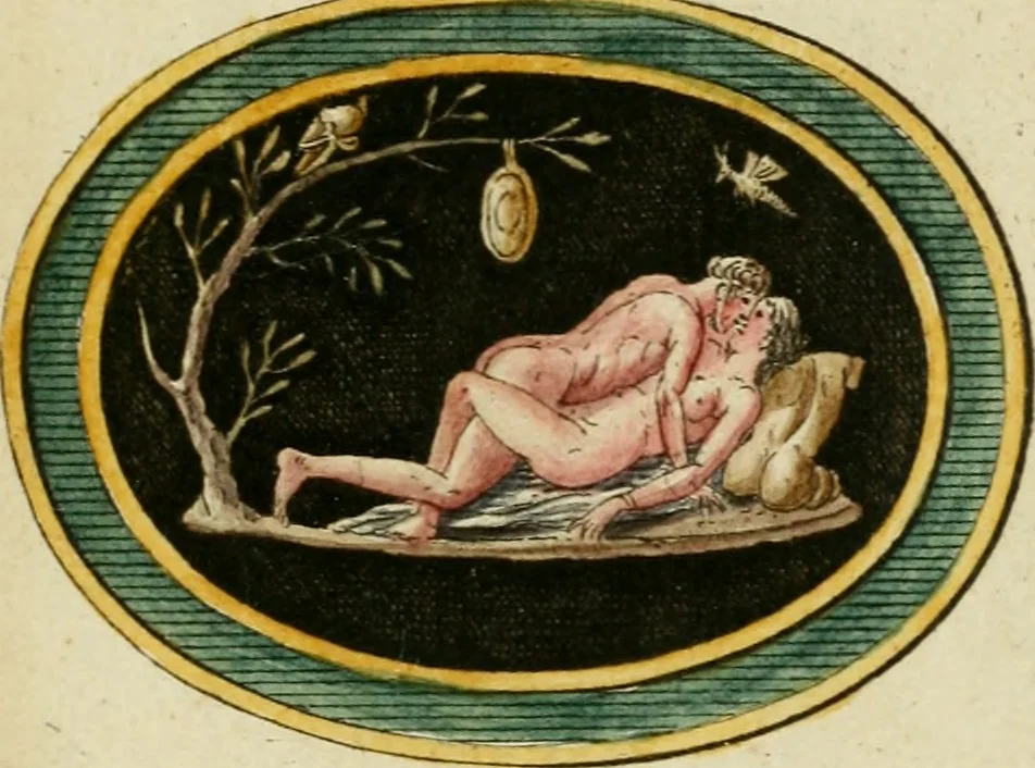 An illustration from Veneres uti observantur in gemmis antiquis, 1771, leaf 110