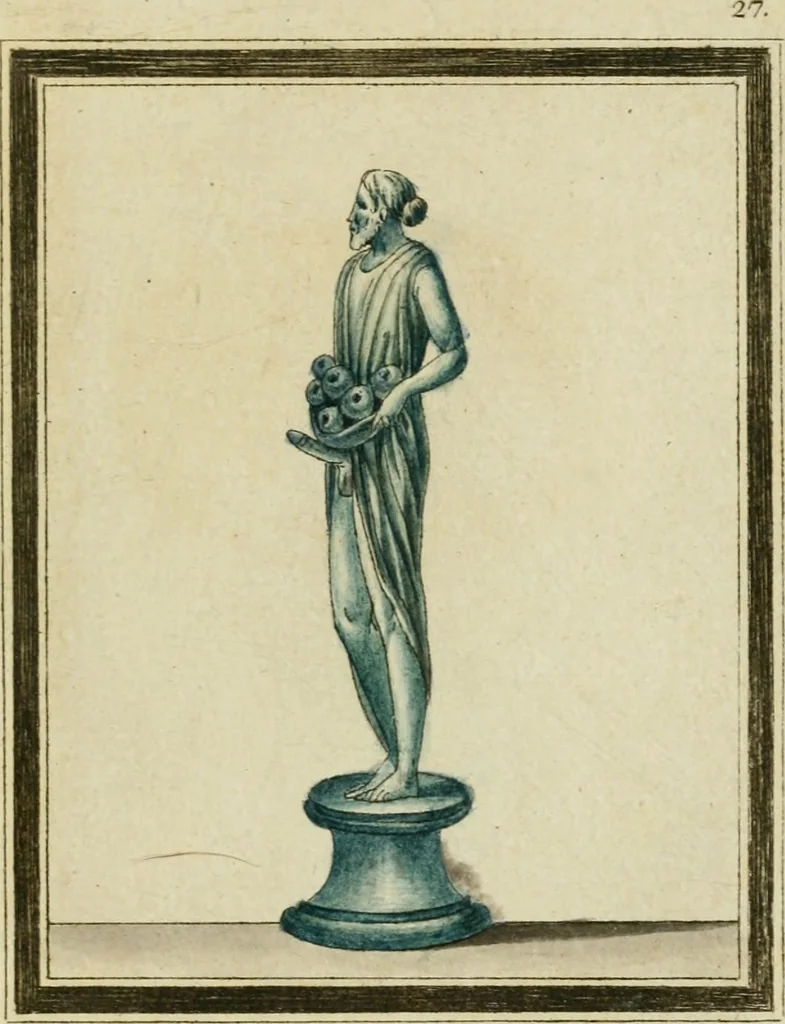 An illustration from Veneres uti observantur in gemmis antiquis, 1771, leaf 114