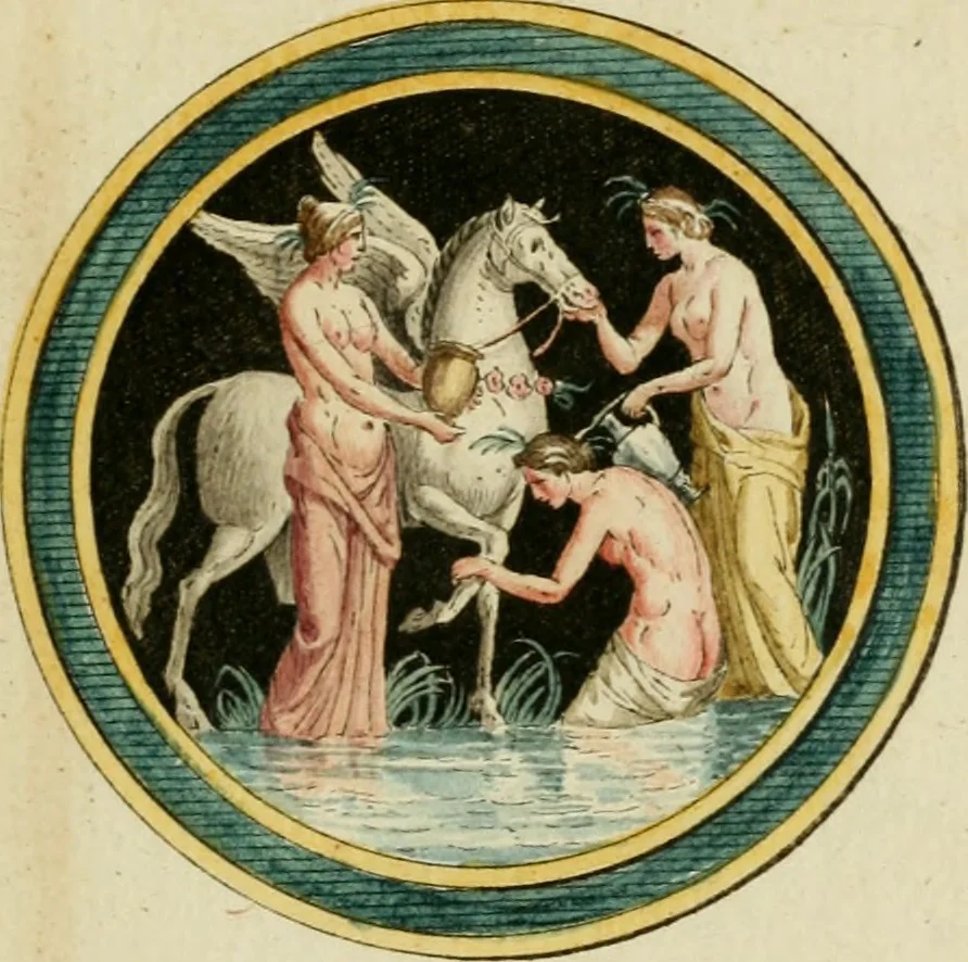 An illustration from Veneres uti observantur in gemmis antiquis, 1771, leaf 118