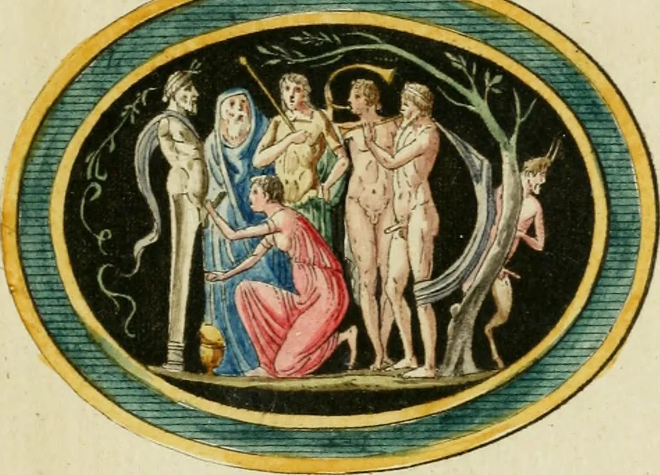 An illustration from Veneres uti observantur in gemmis antiquis, 1771, leaf 130