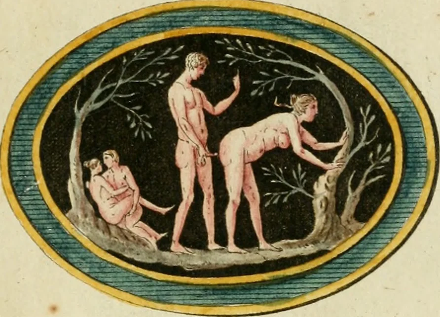 An illustration from Veneres uti observantur in gemmis antiquis, 1771, leaf 138