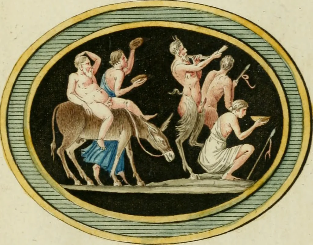 An illustration from Veneres uti observantur in gemmis antiquis, 1771, leaf 18