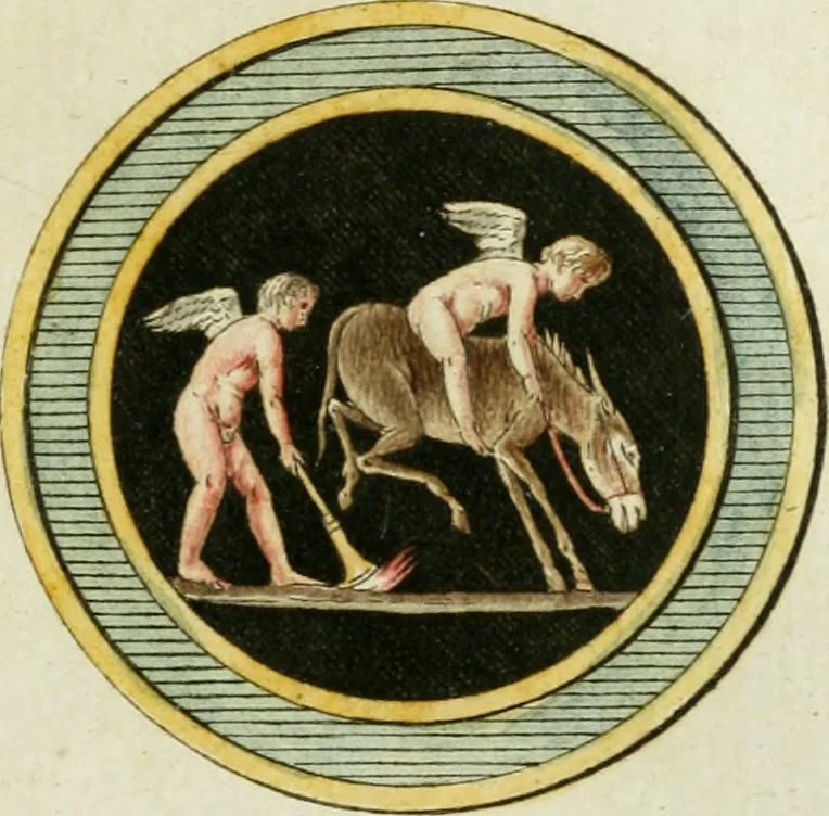 An illustration from Veneres uti observantur in gemmis antiquis, 1771, leaf 46