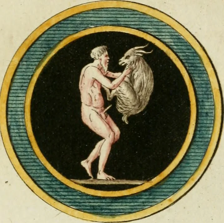 An illustration from Veneres uti observantur in gemmis antiquis, 1771, leaf 62