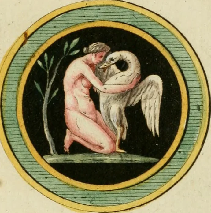 An illustration from Veneres uti observantur in gemmis antiquis, 1771, leaf 70