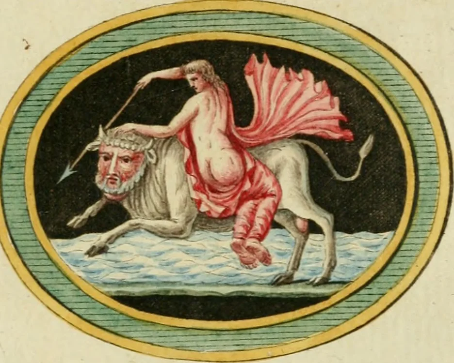 An illustration from Veneres uti observantur in gemmis antiquis, 1771, leaf 74