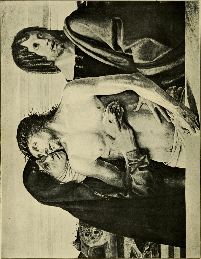 An illustration from The Venetian School of Painting, 1912, leaf 123