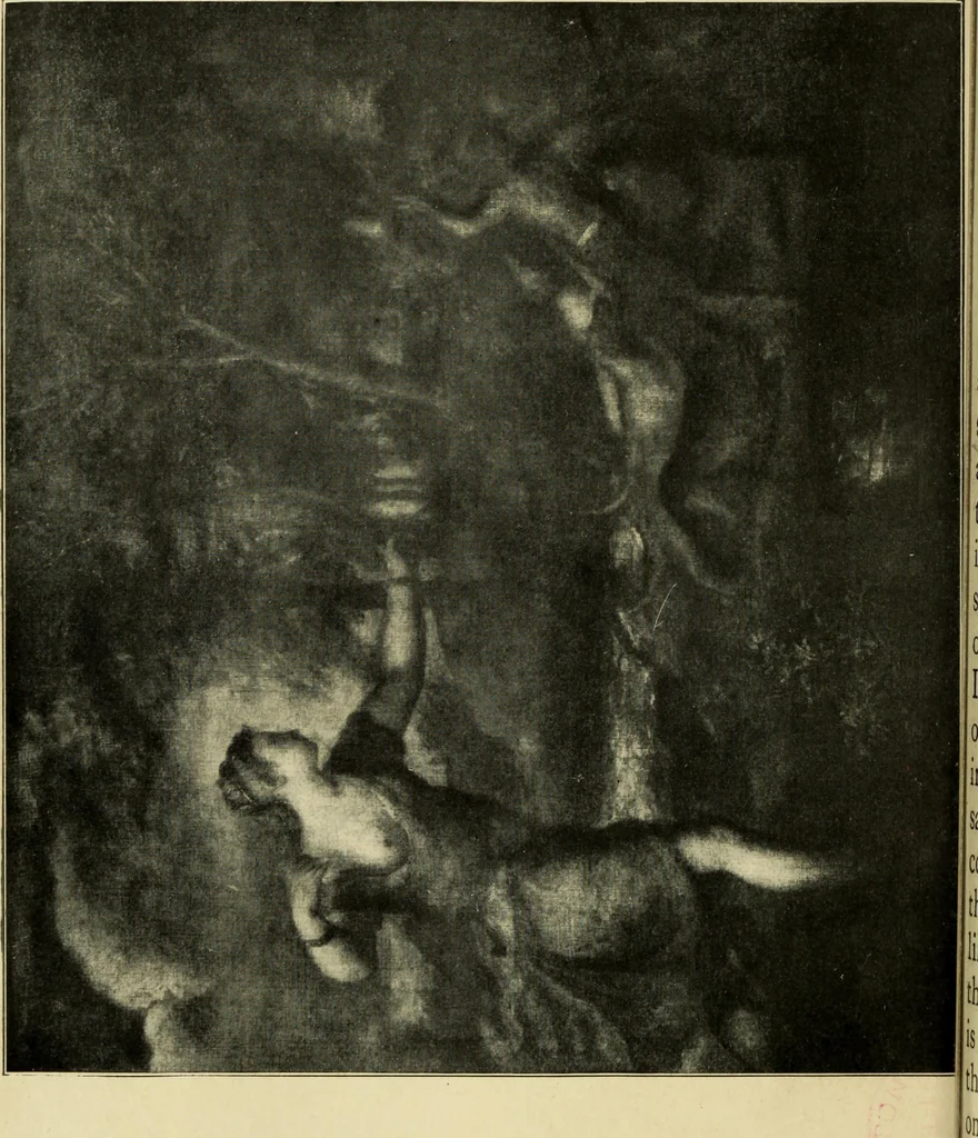 An illustration from The Venetian School of Painting, 1912, leaf 203