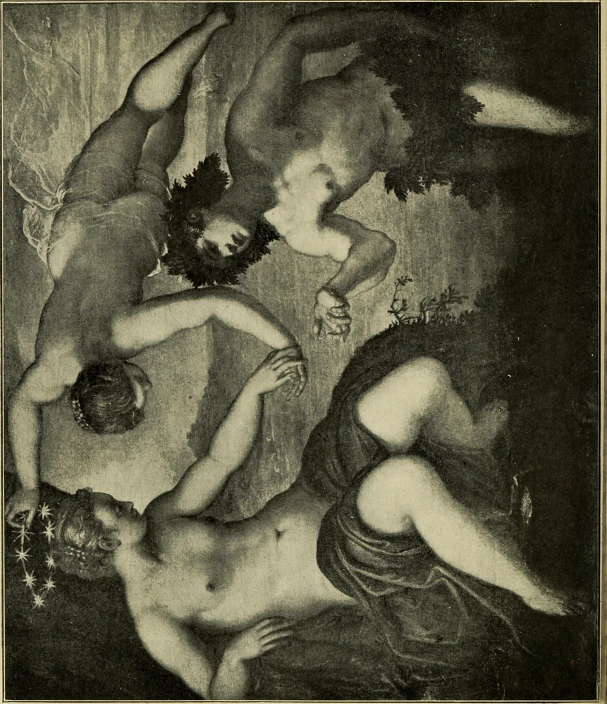 An illustration from The Venetian School of Painting, 1912, leaf 313