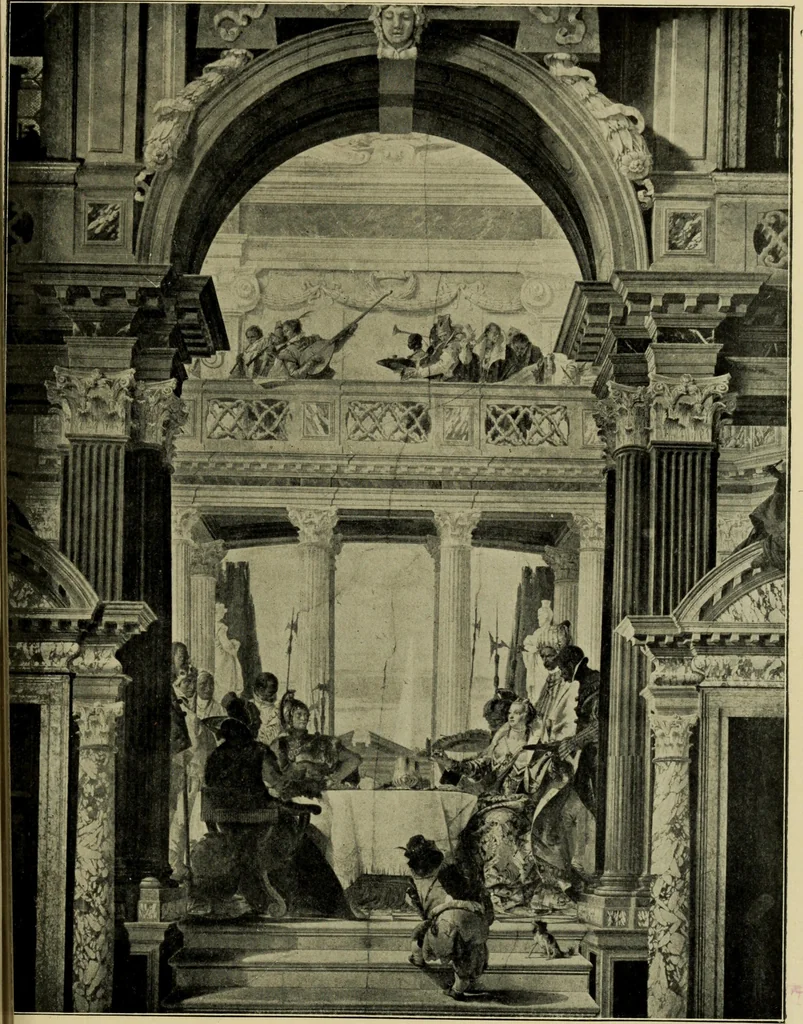 An illustration from The Venetian School of Painting, 1912, leaf 360