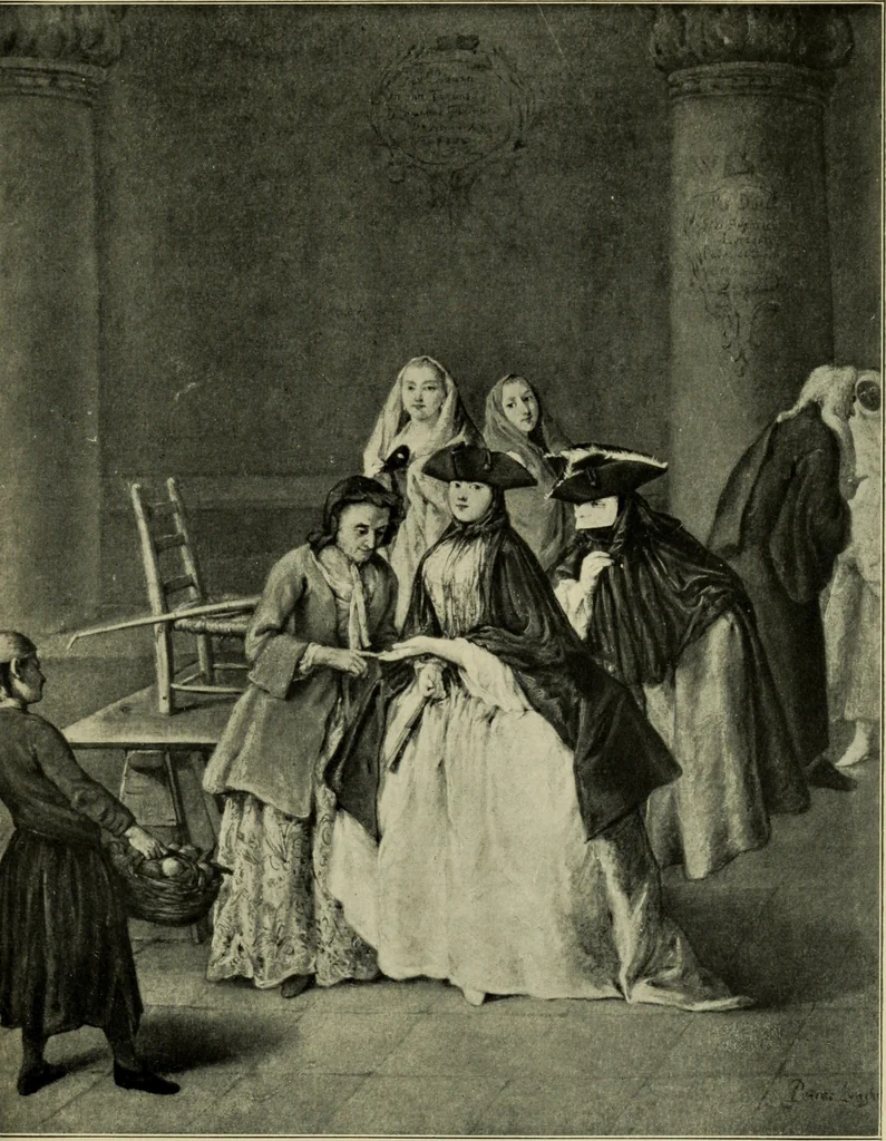 An illustration from The Venetian School of Painting, 1912, leaf 368