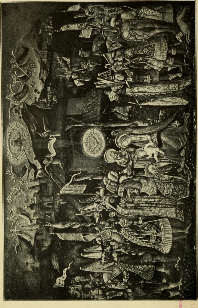 An illustration from The Venetian School of Painting, 1912, leaf 57