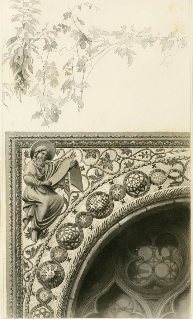 An illustration from The stones of Venice, 1851, leaf 117