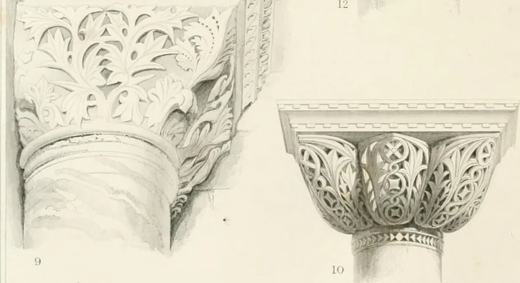 An illustration from The stones of Venice, 1851, leaf 155