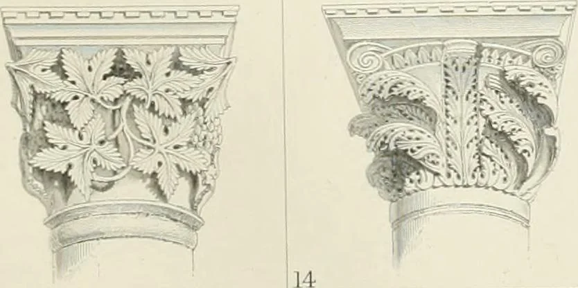 An illustration from The stones of Venice, 1851, leaf 158