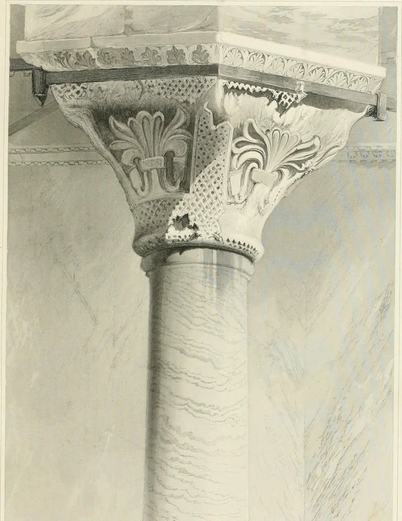 An illustration from The stones of Venice, 1851, leaf 164