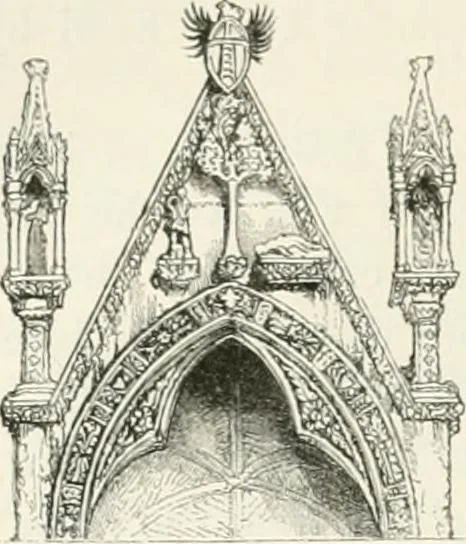 An illustration from The stones of Venice, 1851, leaf 247
