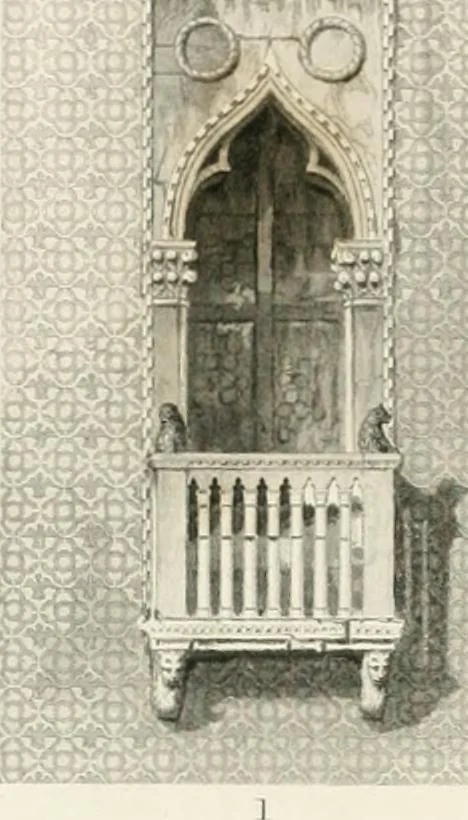 An illustration from The stones of Venice, 1851, leaf 283