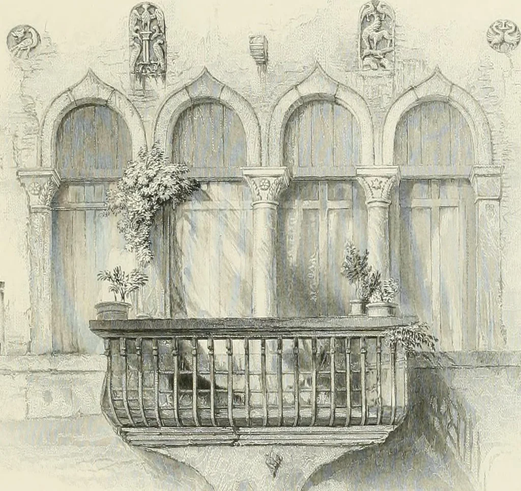 An illustration from The stones of Venice, 1851, leaf 294