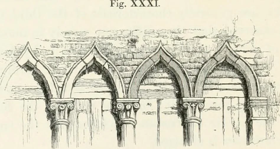 An illustration from The stones of Venice, 1851, leaf 297