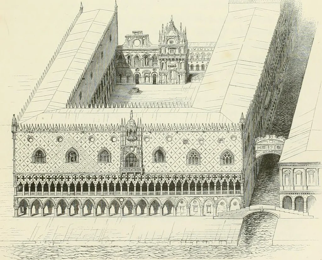An illustration from The stones of Venice, 1851, leaf 328