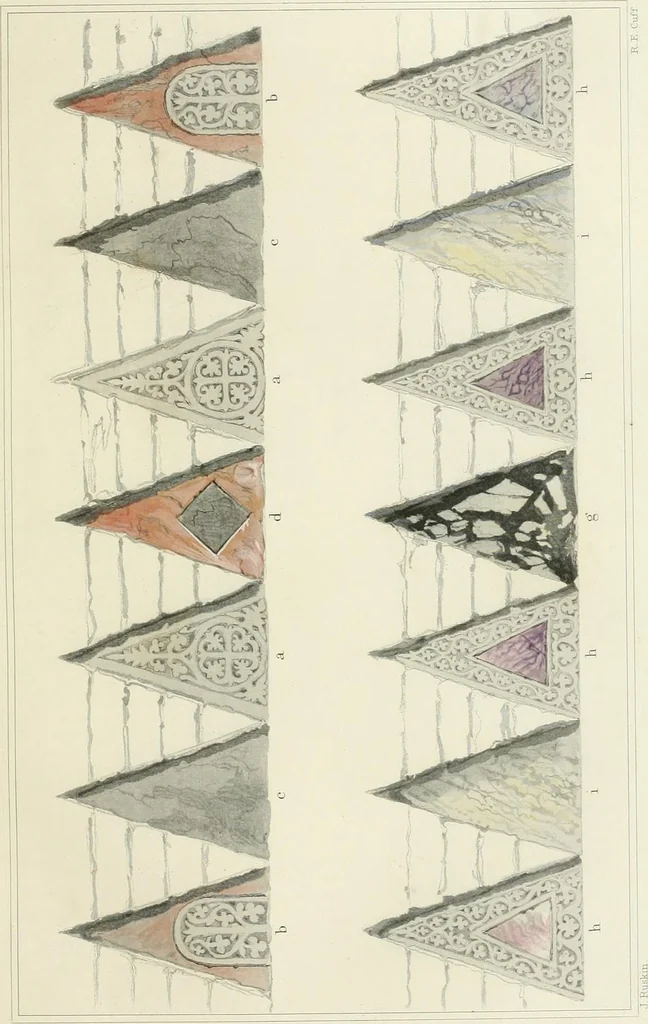 An illustration from The stones of Venice, 1851, leaf 56