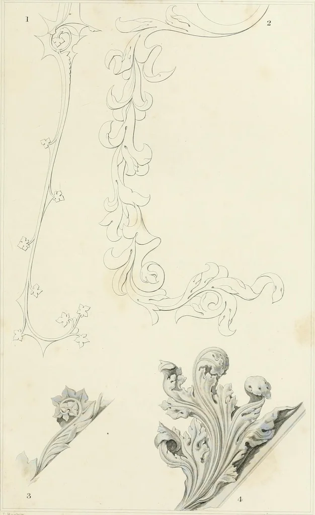 An illustration from The stones of Venice, 1851, leaf 14