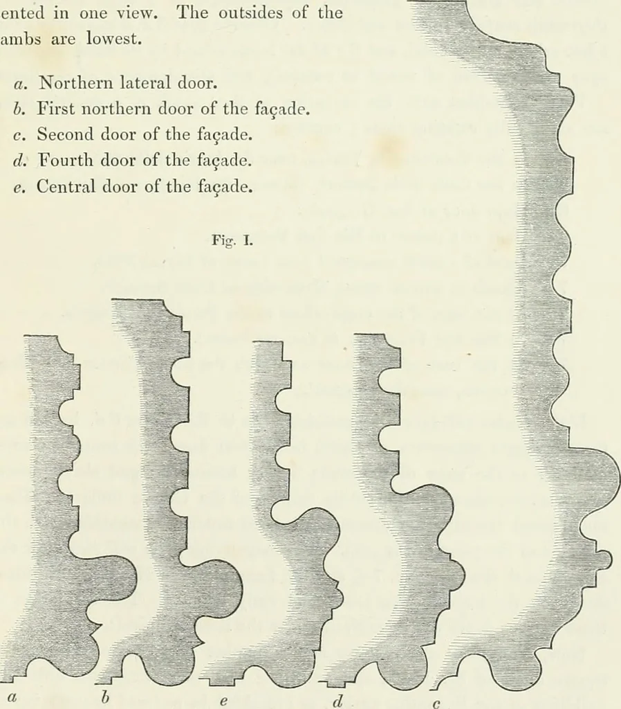 An illustration from The stones of Venice, 1851, leaf 240