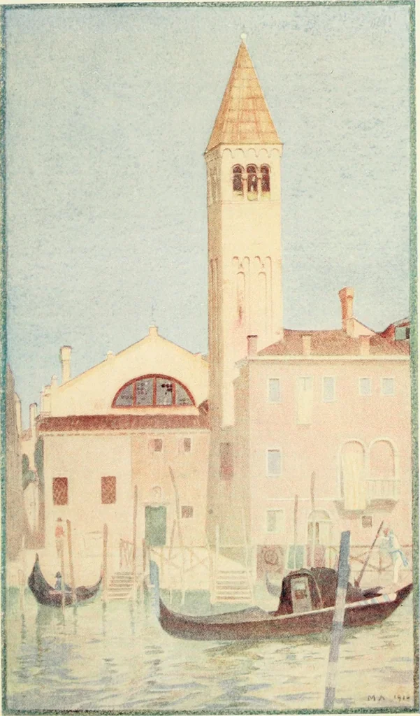 An illustration from Venice and Venetia, 1911, leaf 140