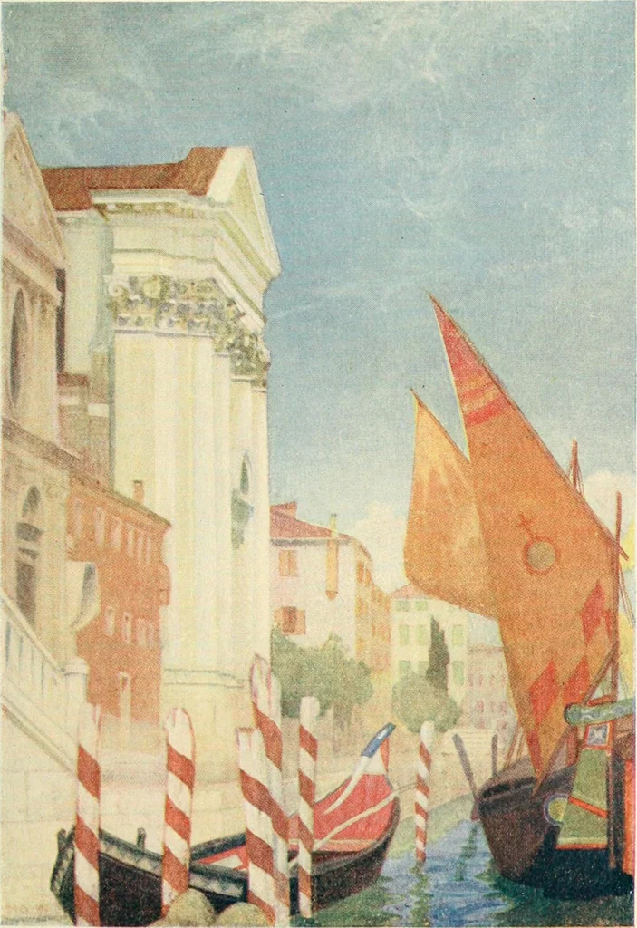 An illustration from Venice and Venetia, 1911, leaf 186