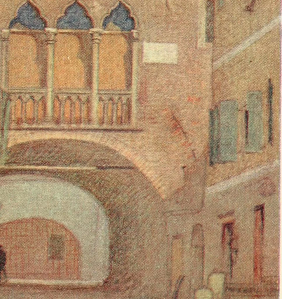 An illustration from Venice and Venetia, 1911, leaf 296