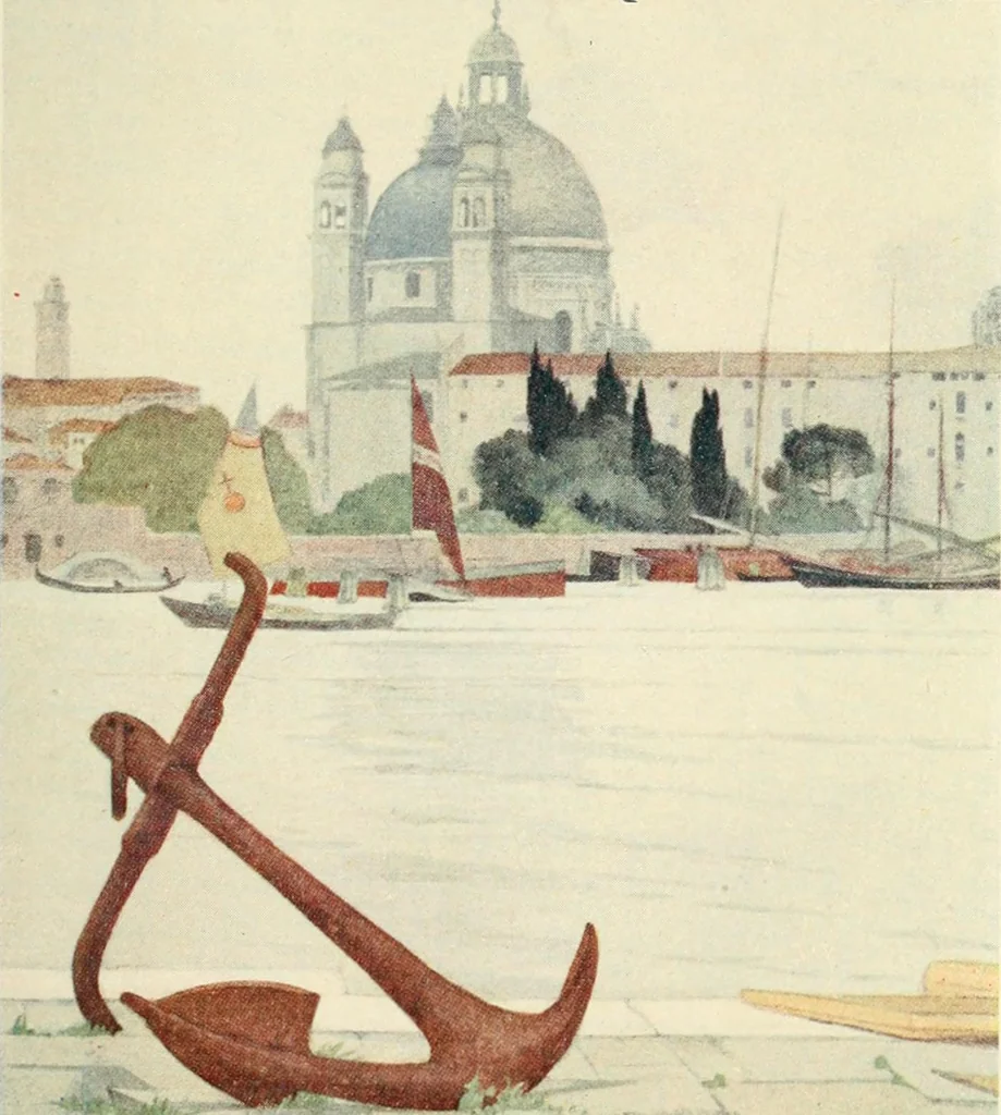 An illustration from Venice and Venetia, 1911, leaf 58