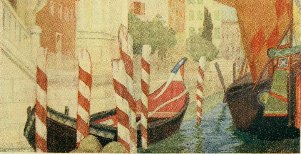 An illustration from Venice and Venetia, 1911, leaf 192