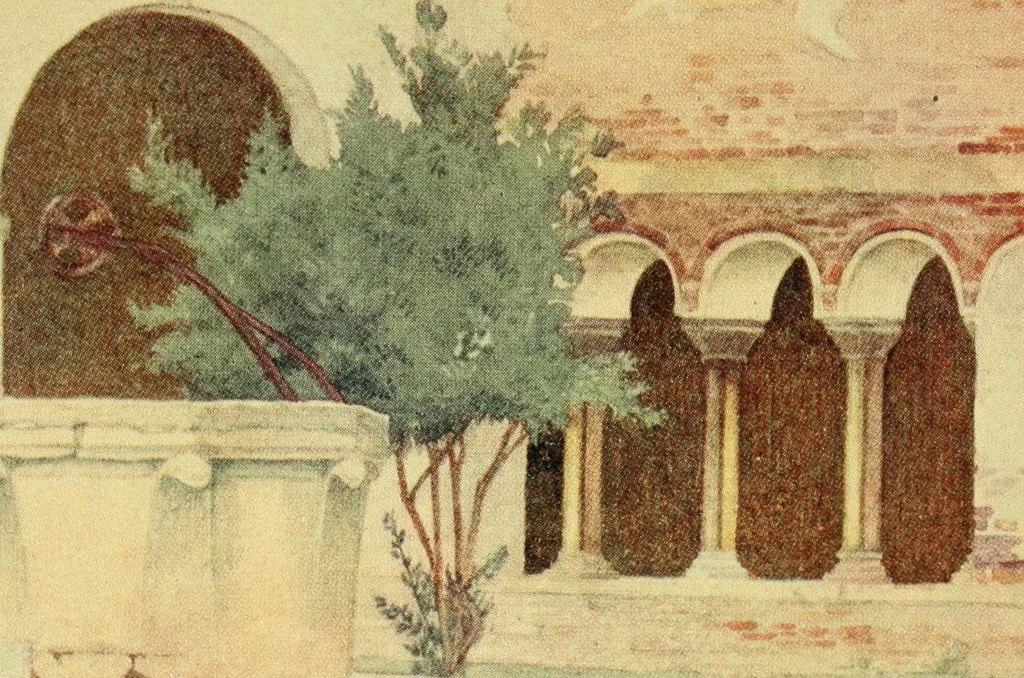 An illustration from Venice and Venetia, 1911, leaf 374