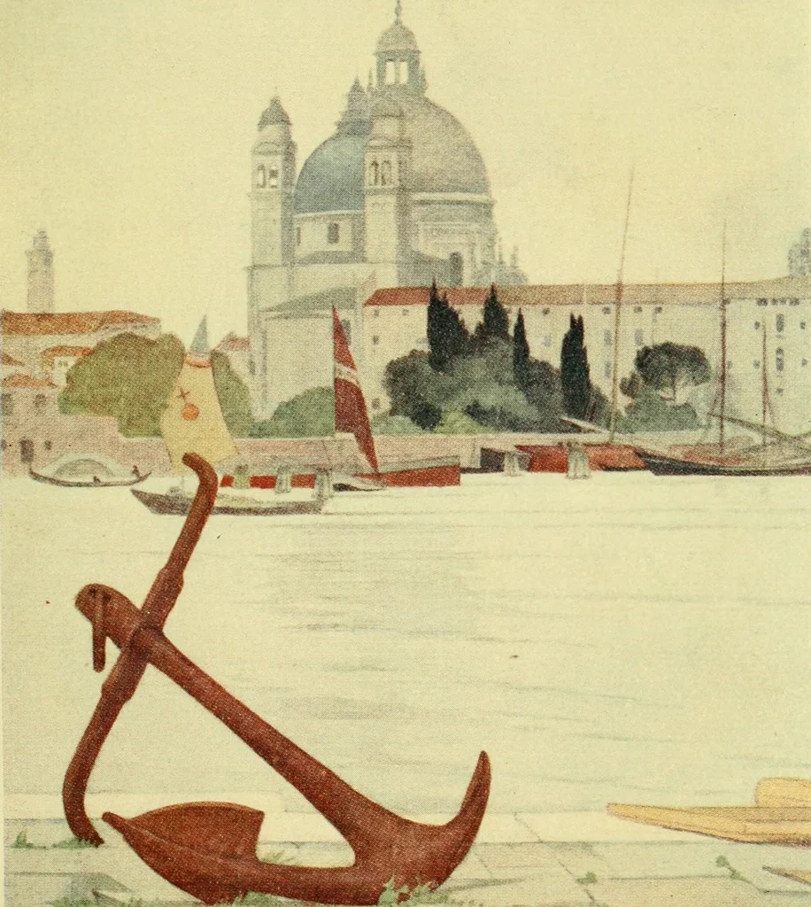 An illustration from Venice and Venetia, 1911, leaf 64