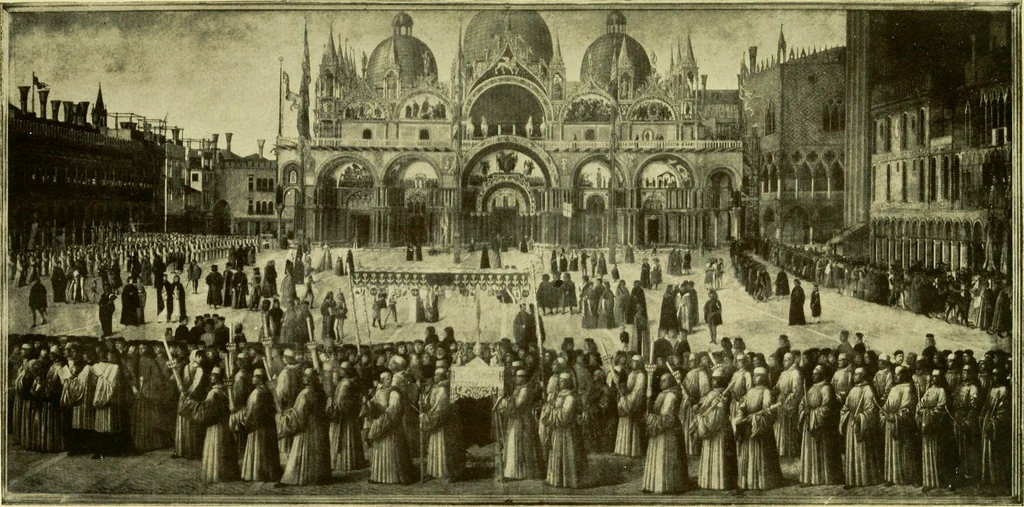 An illustration from Venice and Venetia, 1911, leaf 76