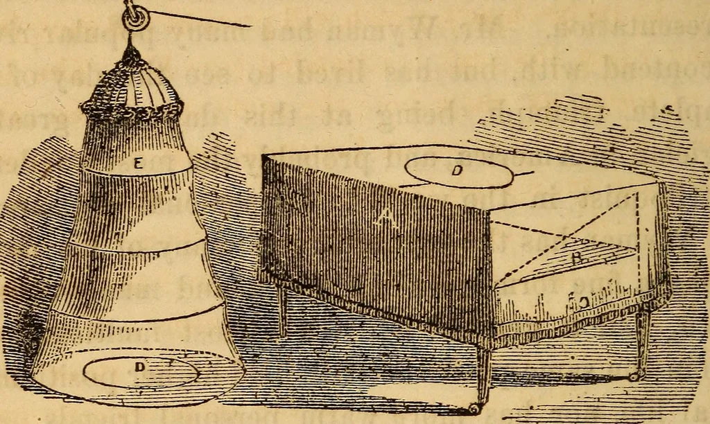An illustration from Ventriloquism made easy, also, an exposure of magic, and the second sight mystery, 1860, leaf 15