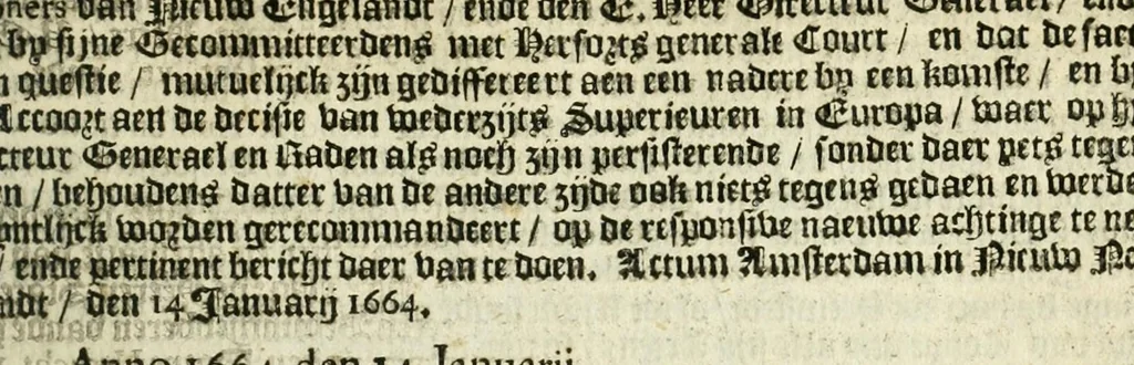 An illustration from Verdere aenteyckeninge of duplyque, op seeckere replyque vanden Heer George Downing, extraordinaris envoyé vanden koningh van Groot Brittagne, jegens de remarques vande gedeputeerden vande hoog. mog. heeren Staten generael der Vereenig de Nederlanden: ingestelt op des selfs ingediende Memorie vanden 30 December 1664, 1666, leaf 151