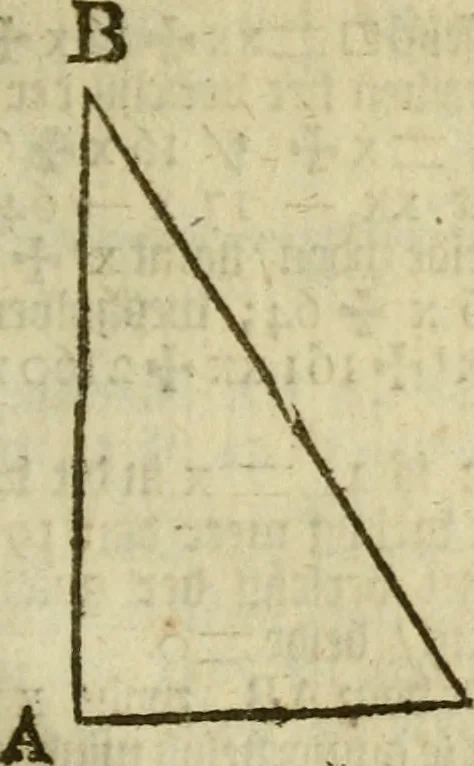 An illustration from 't Vergulde licht der zee-vaard, : of te konst der stuurlieden. Zynde een volkomen en klare onderwyzinge der navigatie, bestaande in 't geen een Stuurman hoognodig behoor de te weten, 1749, leaf 384