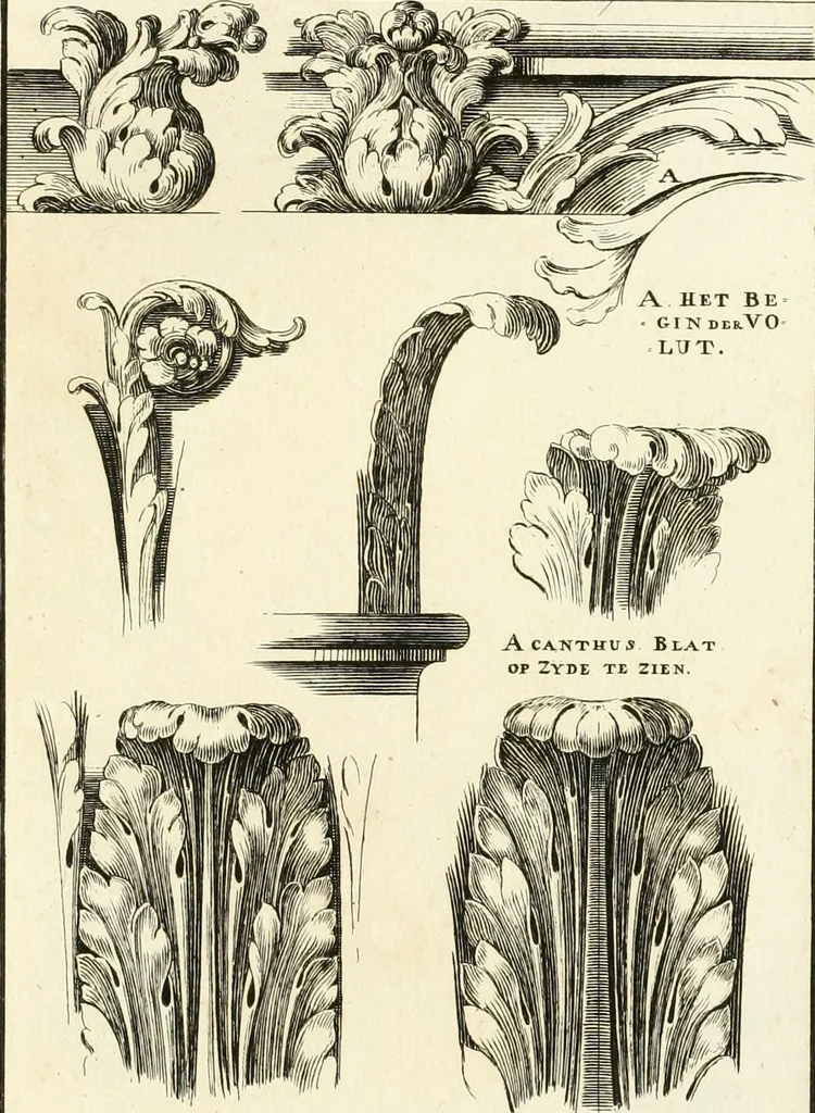 An illustration from Verhandeling over de bouwkunde : met de noodige aanmerkingen en waarneemingen, 1781, leaf 102