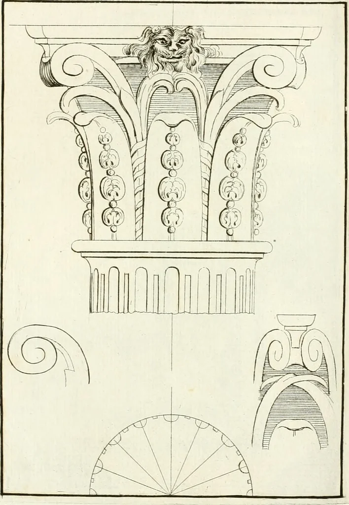 An illustration from Verhandeling over de bouwkunde : met de noodige aanmerkingen en waarneemingen, 1781, leaf 126