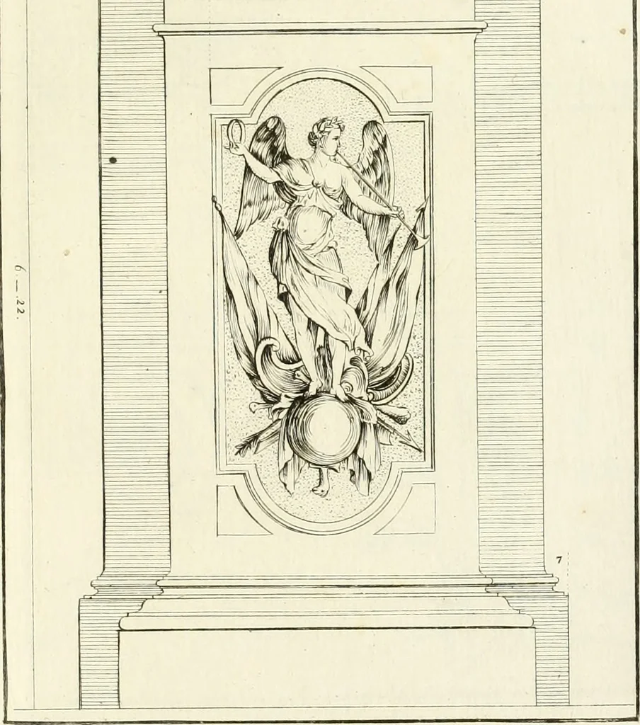 An illustration from Verhandeling over de bouwkunde : met de noodige aanmerkingen en waarneemingen, 1781, leaf 160