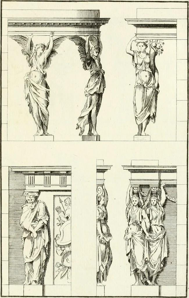 An illustration from Verhandeling over de bouwkunde : met de noodige aanmerkingen en waarneemingen, 1781, leaf 246