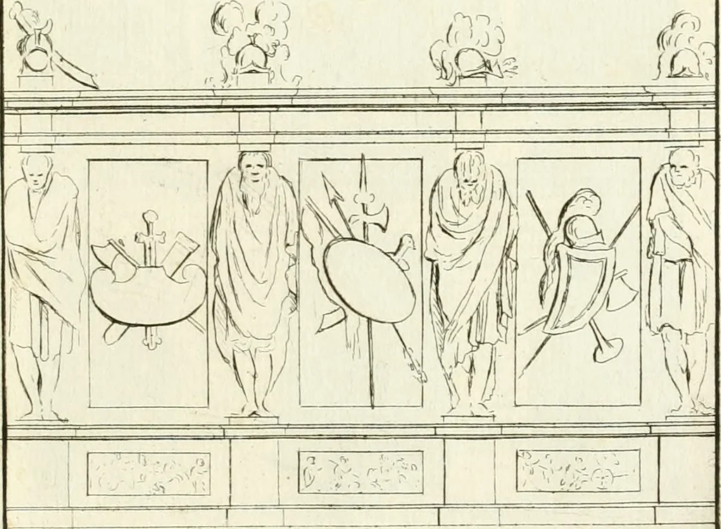 An illustration from Verhandeling over de bouwkunde : met de noodige aanmerkingen en waarneemingen, 1781, leaf 248