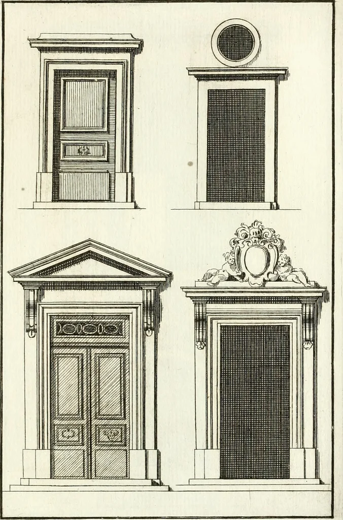 An illustration from Verhandeling over de bouwkunde : met de noodige aanmerkingen en waarneemingen, 1781, leaf 280