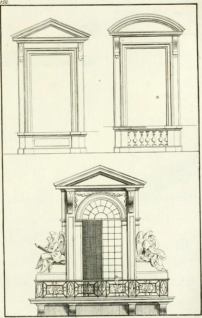 An illustration from Verhandeling over de bouwkunde : met de noodige aanmerkingen en waarneemingen, 1781, leaf 304