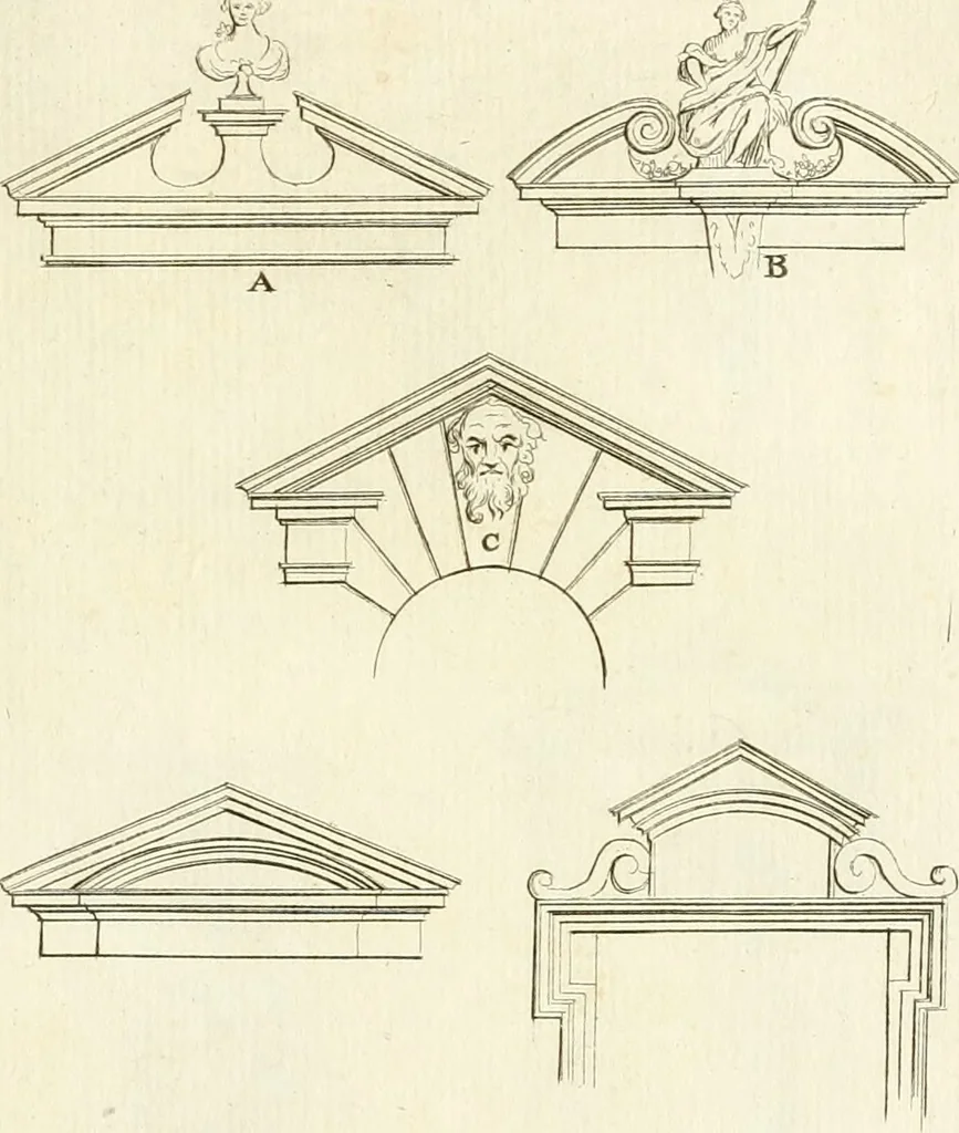 An illustration from Verhandeling over de bouwkunde : met de noodige aanmerkingen en waarneemingen, 1781, leaf 310