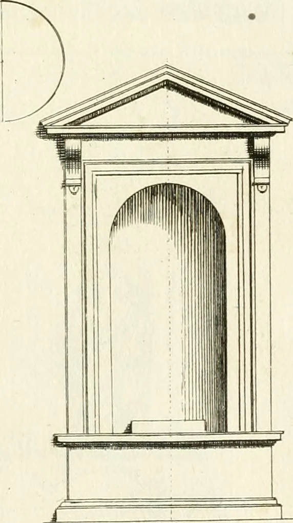 An illustration from Verhandeling over de bouwkunde : met de noodige aanmerkingen en waarneemingen, 1781, leaf 312