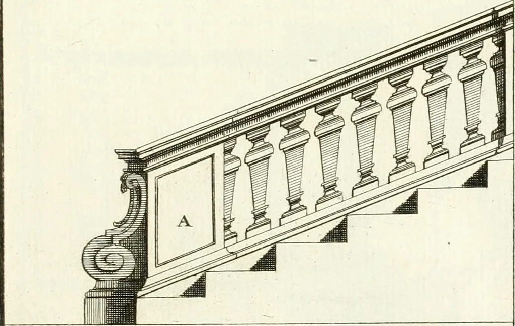 An illustration from Verhandeling over de bouwkunde : met de noodige aanmerkingen en waarneemingen, 1781, leaf 320